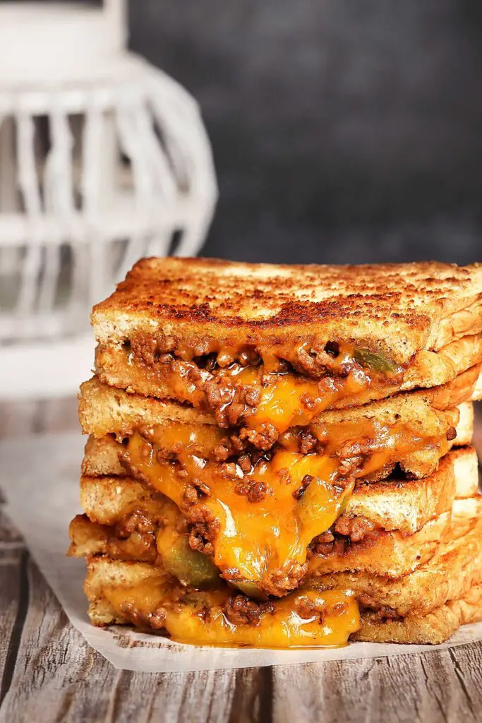 Ground Beef Grilled Cheese Sandwich Kitchen (Mis)Adventures