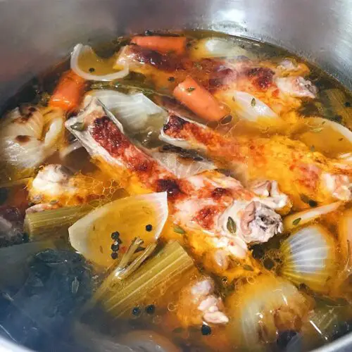 Roasted Chicken Stock