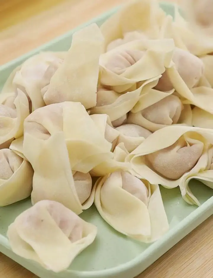 folding all the wontons