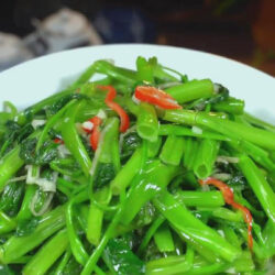 Easy Chinese Water Spinach Stir Fry