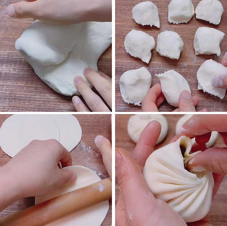 Assemble The Dough And Filling