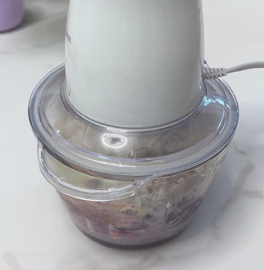 blend the taro and purple sweet potato with light cream, milk, butter, and condensed milk