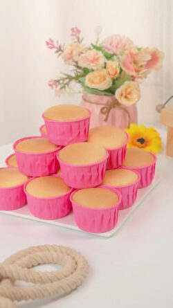 Spongy Baked Chinese Cupcakes Recipe