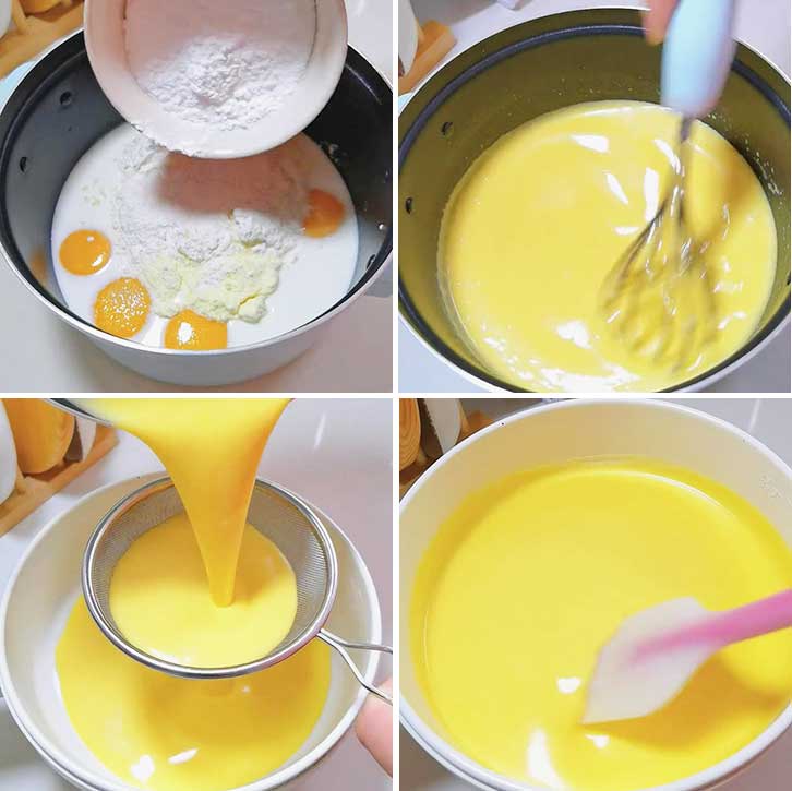Instructions For The Custard Filling
