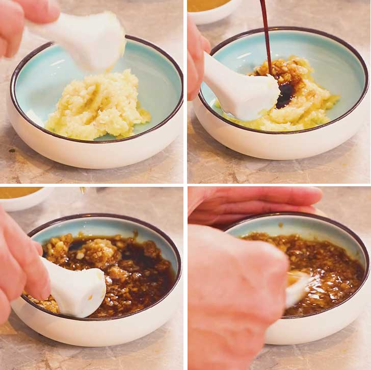 how to make Garlic flavored dipping sauce