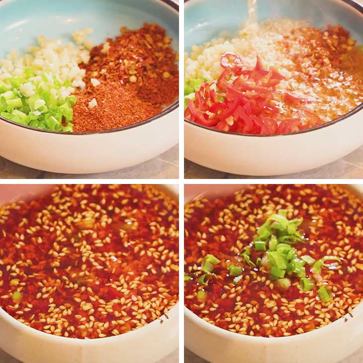 how to make chili infused dipping sauce