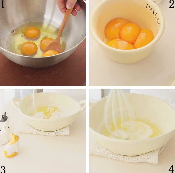 Make The Egg Yolk Batter step1