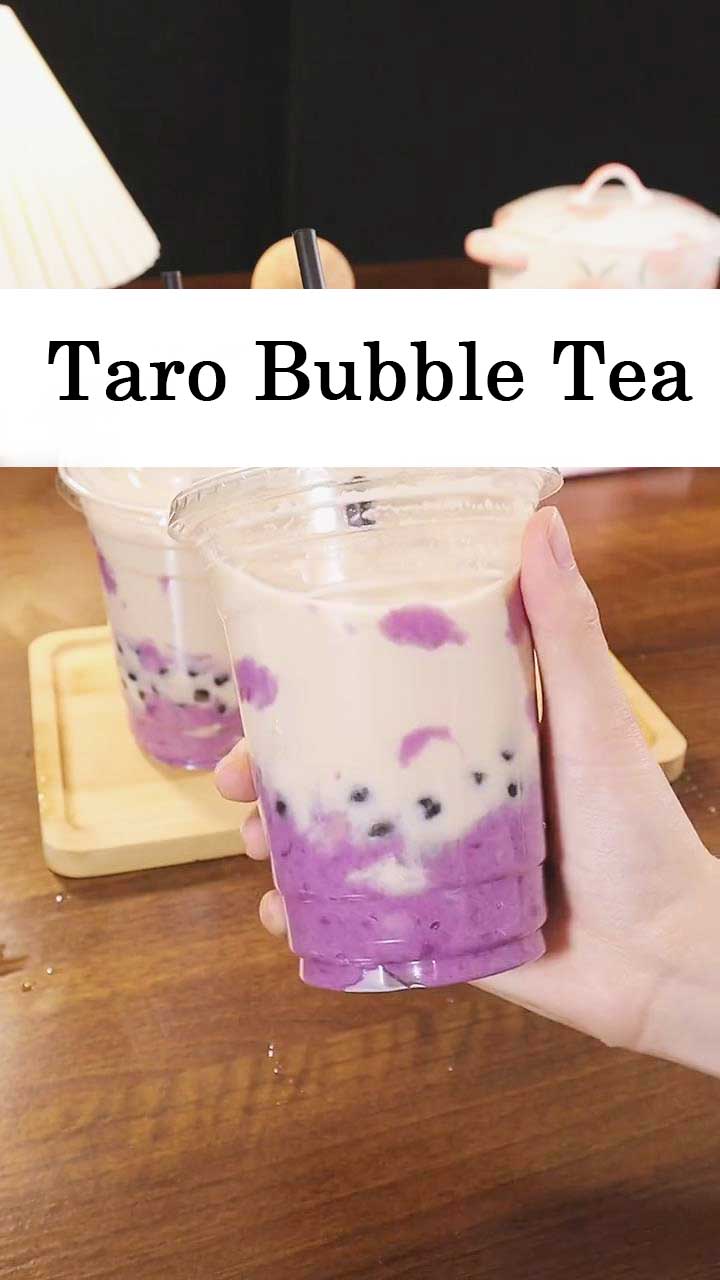 taro bubble tea