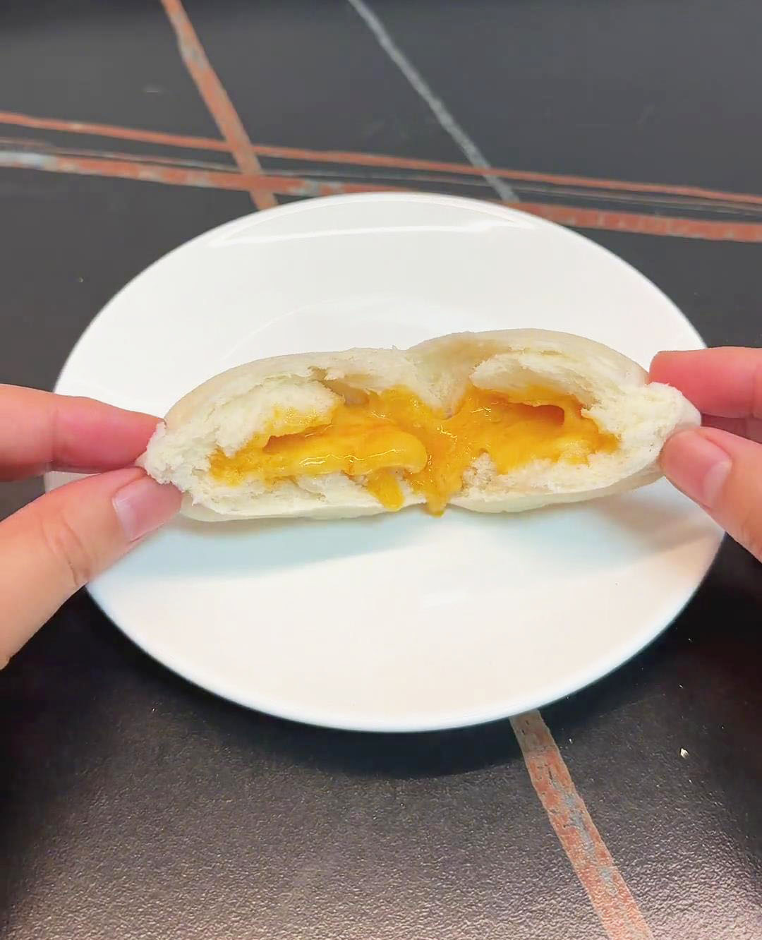 egg yolk bun