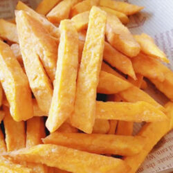 Golden And Crispy Sweet Potato Fries (Deep Fried Method)