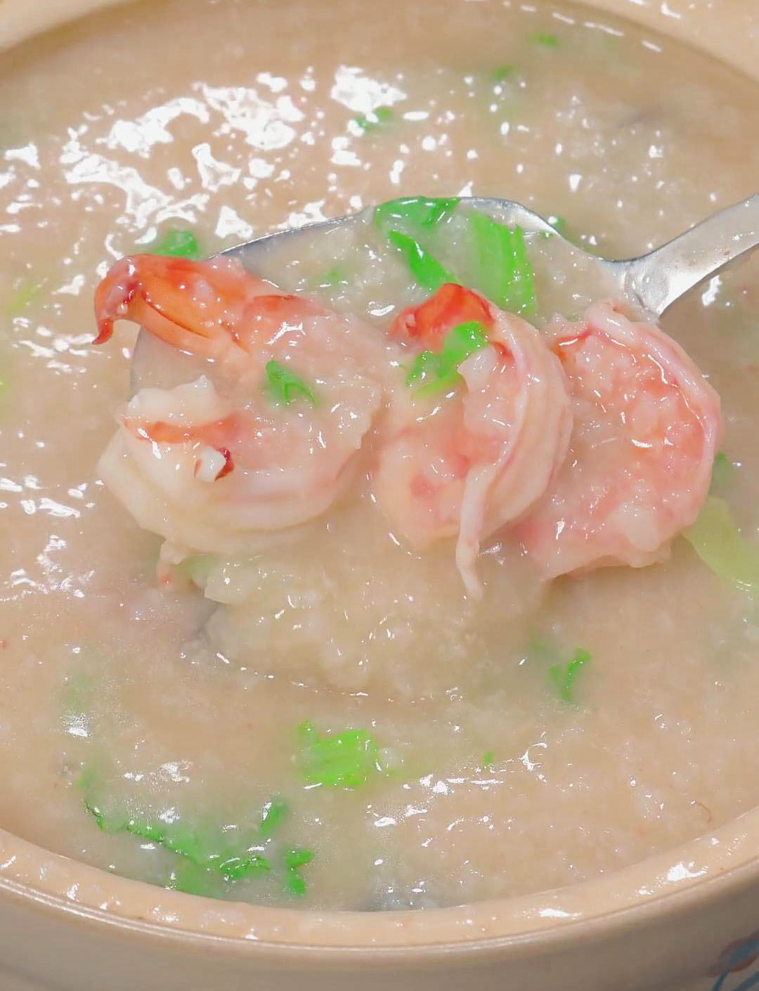 Shrimp Congee With Leftover Rice3