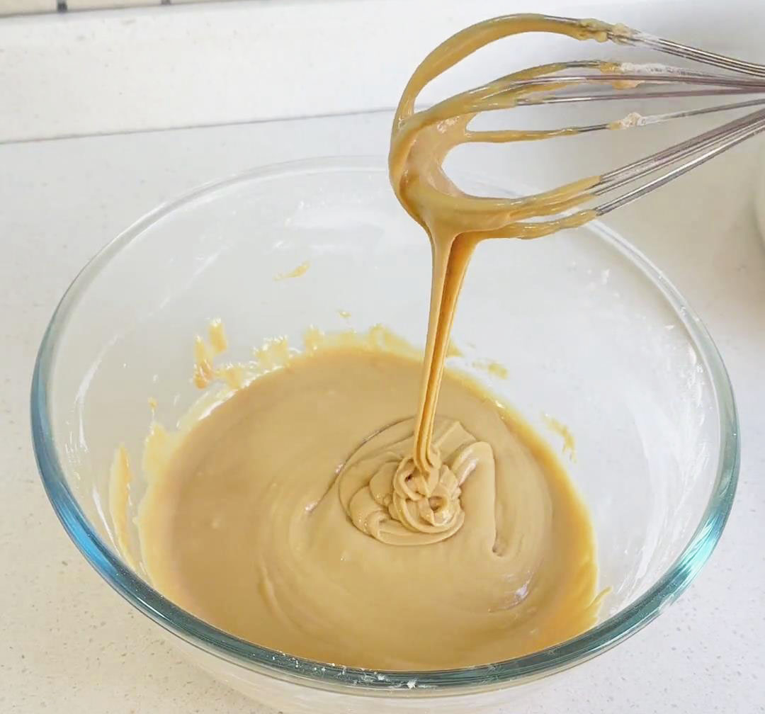 Stir using a whisk until there are no clumps