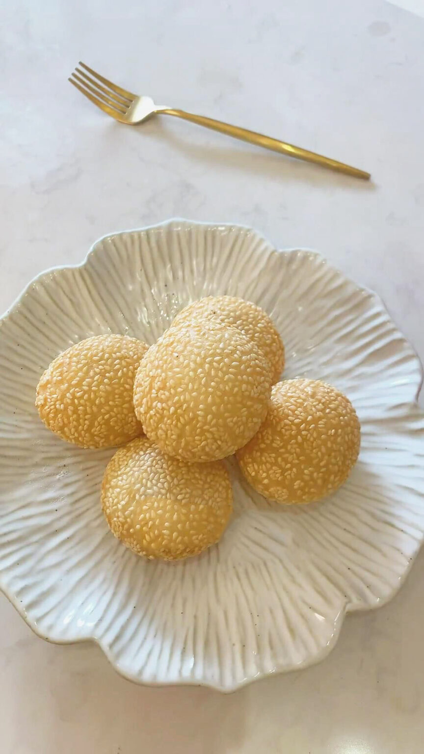 Sesame Balls Recipe (Authentic DeepFried Jiandui) Kitchen (Mis
