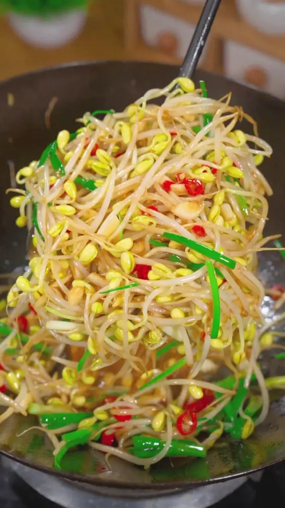 Stir-Fry Bean Sprouts (Ready In 10 Minutes!) - Kitchen (Mis)Adventures