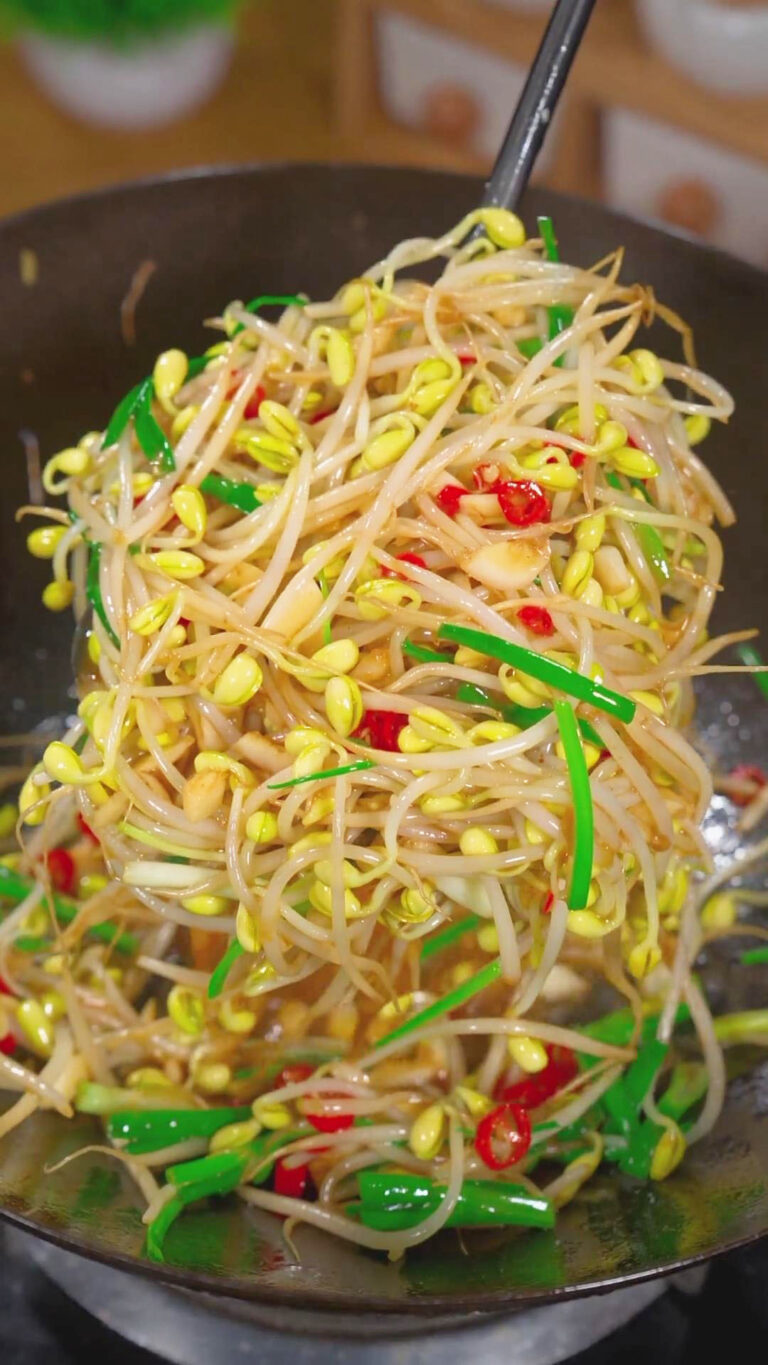 Stir Fry Bean Sprouts Ready In 10 Minutes Kitchen Mis Adventures