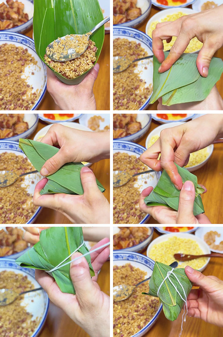 how to wrap zongzi2