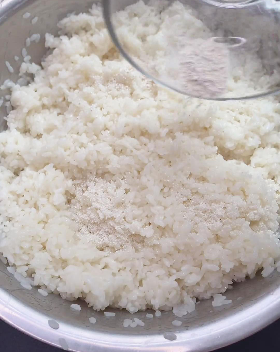 mix yeast thoroughly with the rice