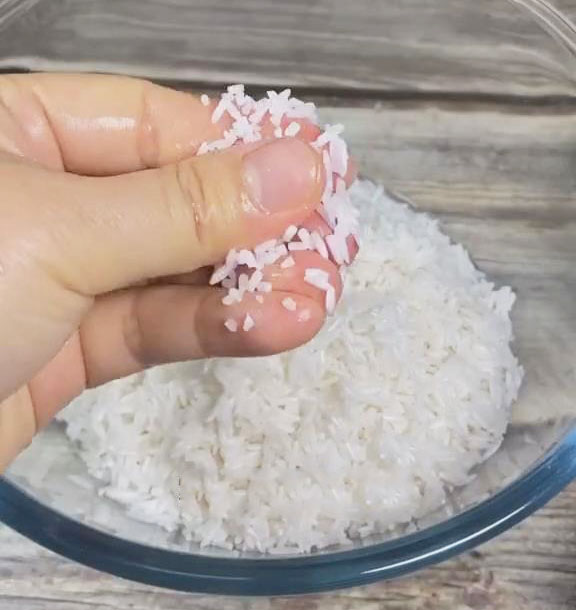 rice after soaking