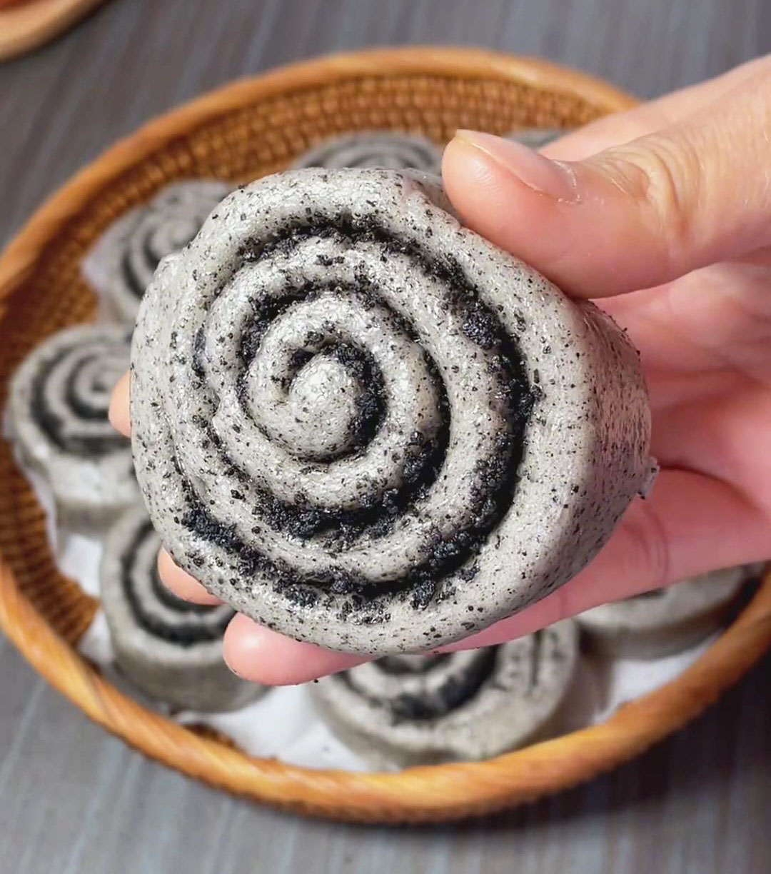 Black Sesame Rolls made without Peanuts