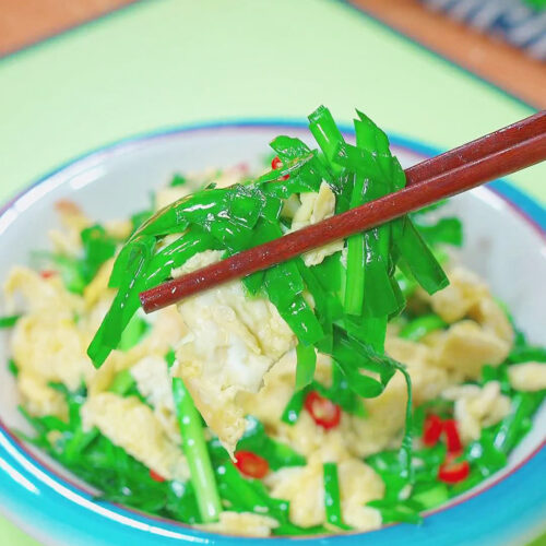 Chive and Egg Stir Fry
