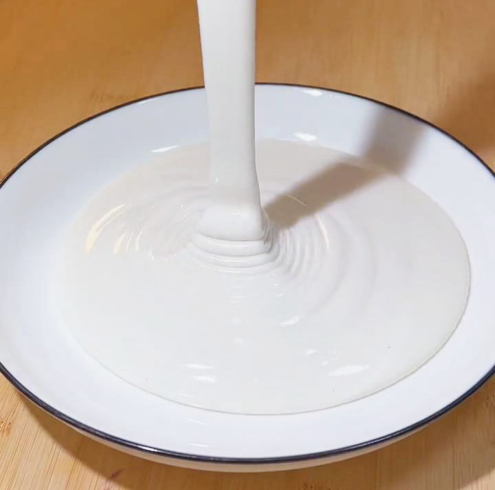 Pour the mixture into a shallow dish