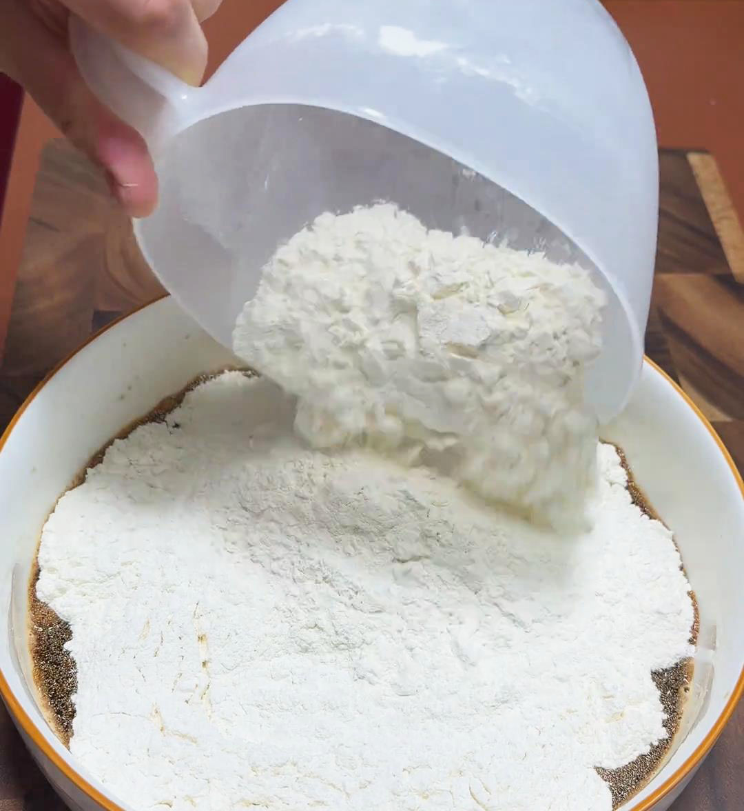 add 500 grams of all purpose flour
