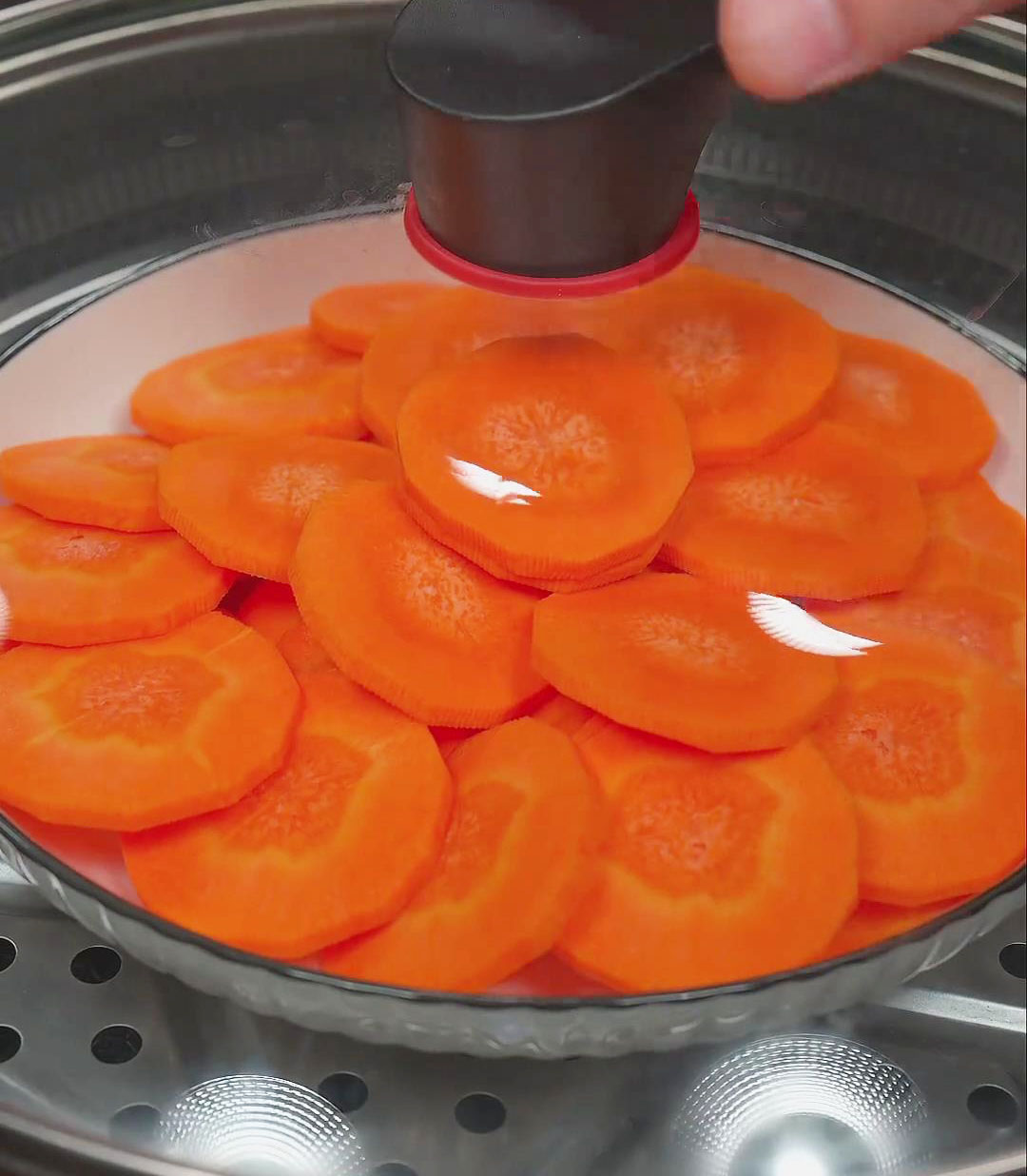 steam the carrots