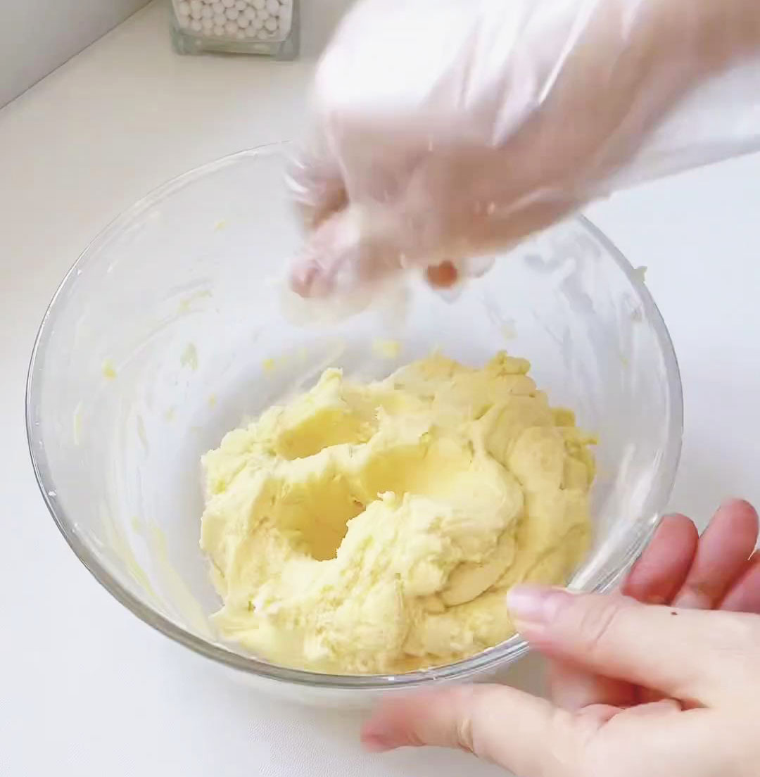 use your hands to form the dough into a ball
