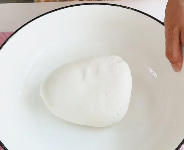 white dough