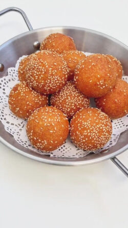 Delicious Pumpkin Sesame Balls Recipe