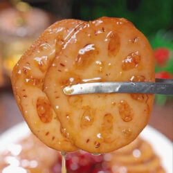 Osmanthus Stuffed Lotus Root With Sticky Rice
